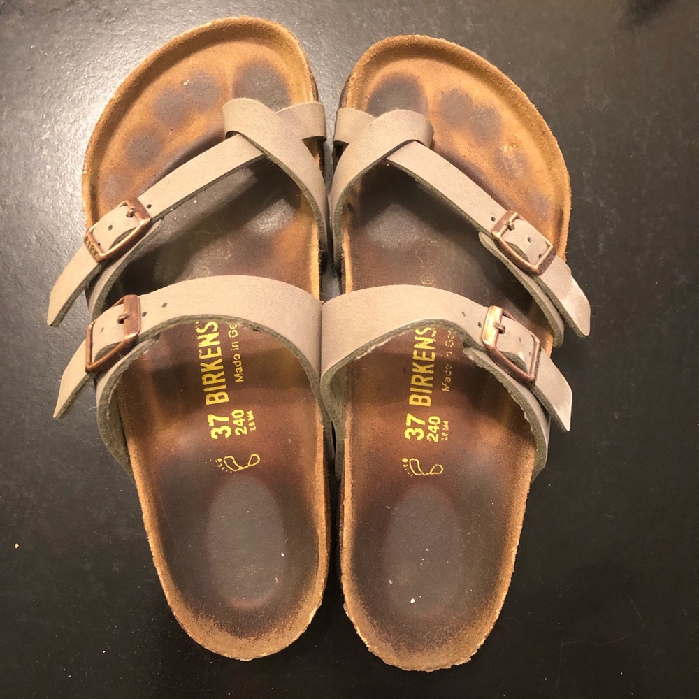 Birkenstock Mayari Stone Sandals size 37